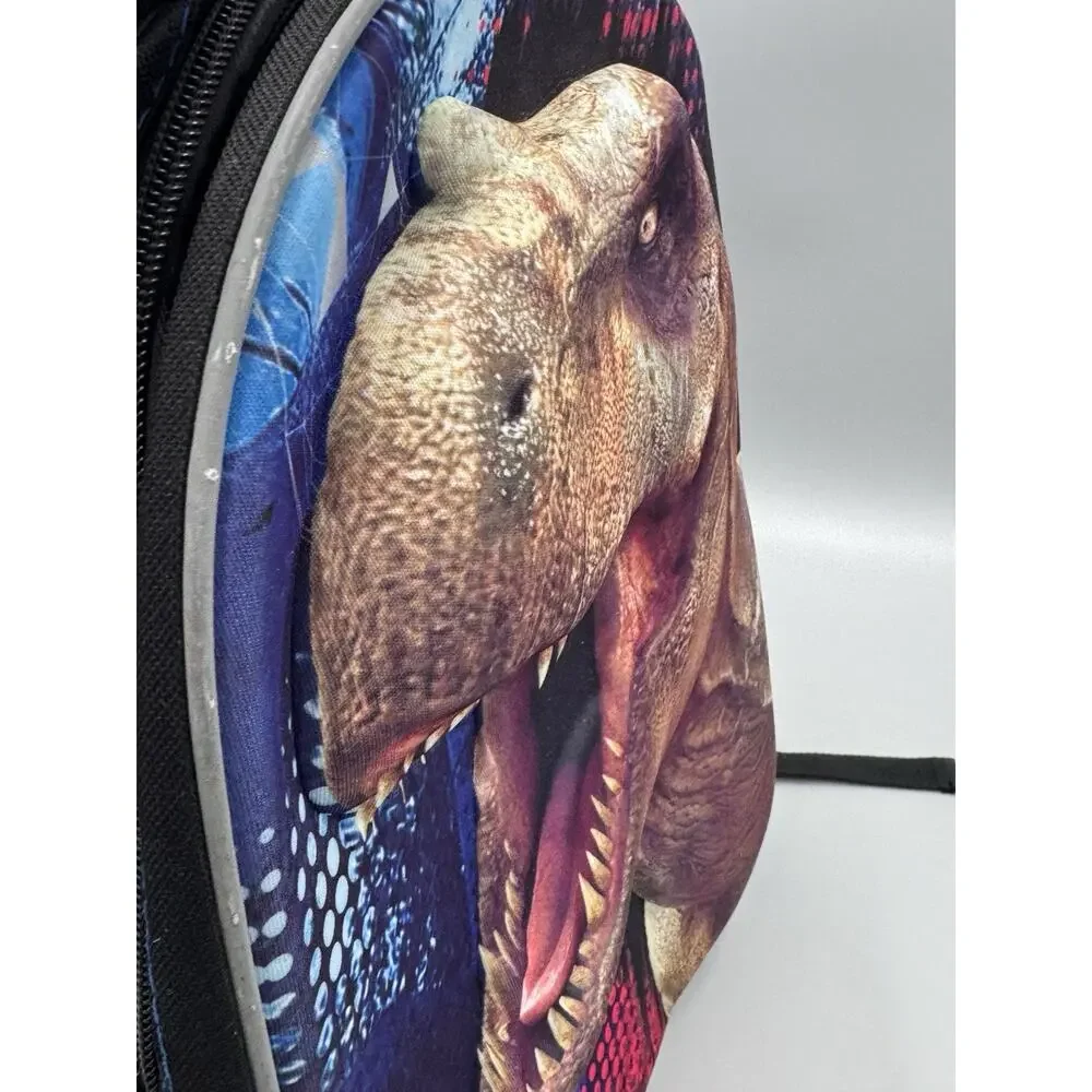 Jurassic World 3D Backpack T-Rex Tyrannosaurus Rex Dinosaur School Book Bag
